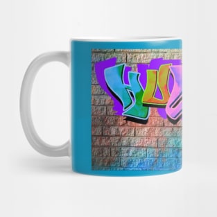 dEAdbEAt HuWiChi Wall Graffiti Design Mug